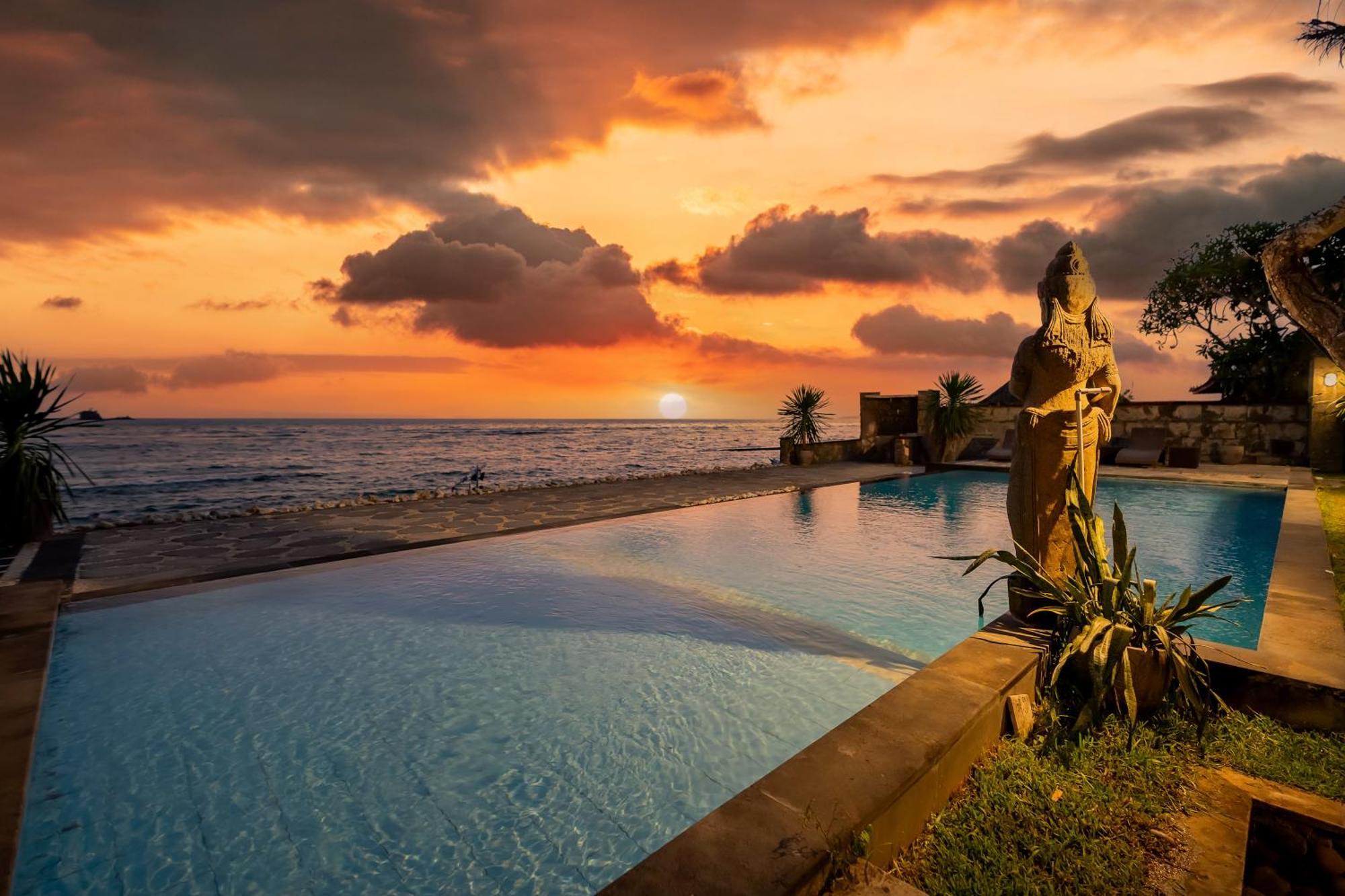Ganesh Beach Hotel Candidasa Exterior foto